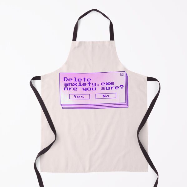Item preview, Funny Anxiety error message retro pixel art - Humorously Relatable Mental Health Matters design designed and sold by Unitepeople.