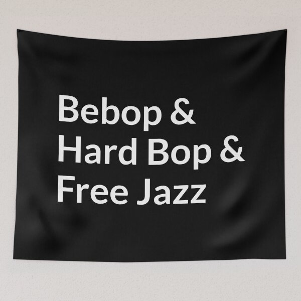 Item preview, Jazz Styles - Bebop Hard Bop Free Jazz designed and sold by Inspirationmotivation.