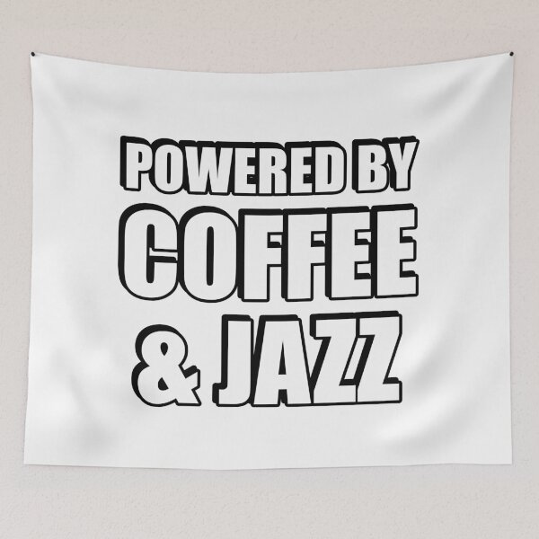 Item preview, Powered by coffee and Jazz designed and sold by Inspirationmotivation.