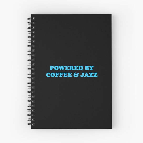 Item preview, Powered by coffee and jazz  designed and sold by Inspirationmotivation.