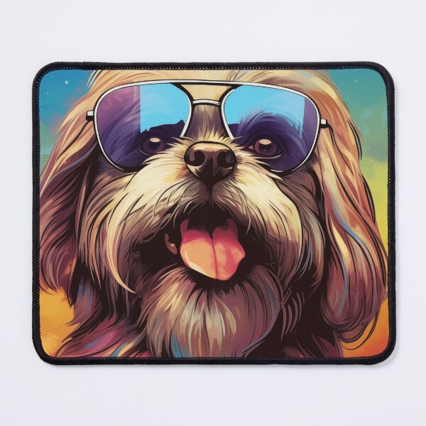Item preview, Lhasa Apso Sunglasses Retro Sunset designed and sold by AussieWonders.
