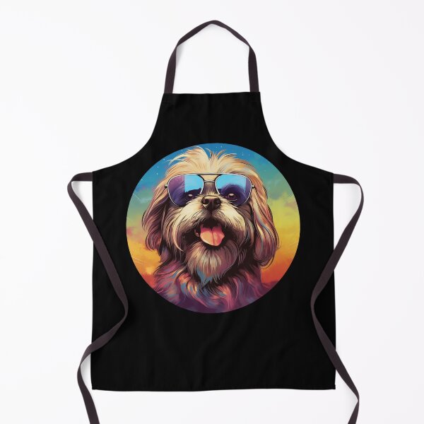 Item preview, Lhasa Apso Sunglasses Retro Sunset designed and sold by AussieWonders.