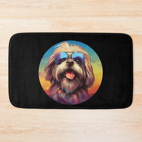 Item preview, Lhasa Apso Sunglasses Retro Sunset designed and sold by AussieWonders.