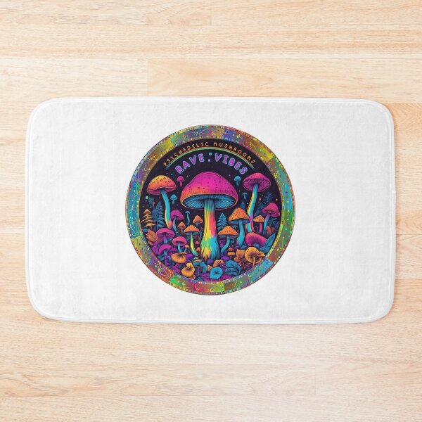 Item preview, Psychedelic Mushrooms Rave Vibes  designed and sold by CreativeBizarre.