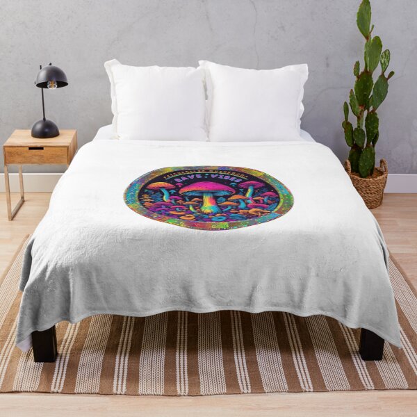 Item preview, Psychedelic Mushrooms Rave Vibes designed and sold by CreativeBizarre.