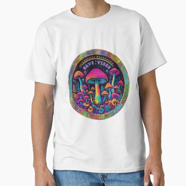 Item preview, Psychedelic Mushrooms Rave Vibes  designed and sold by CreativeBizarre.
