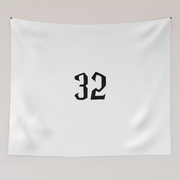 Item preview, 32, thirty two, black, Harry P designed and sold by Numbers-Art.