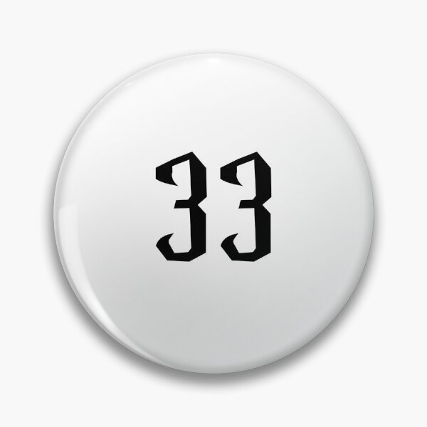 Item preview, 33, thirty three, black, Harry P designed and sold by Numbers-Art.