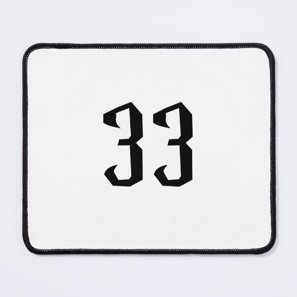 Item preview, 33, thirty three, black, Harry P designed and sold by Numbers-Art.