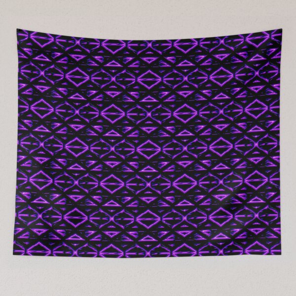 Item preview, Purple Diamond on Black Pattern designed and sold by TheRulerofEarth.