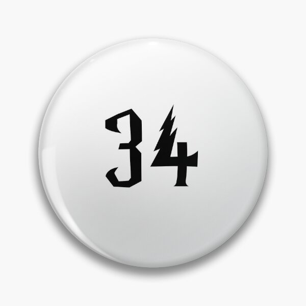 Item preview, 34, thirty four, black, Harry P designed and sold by Numbers-Art.