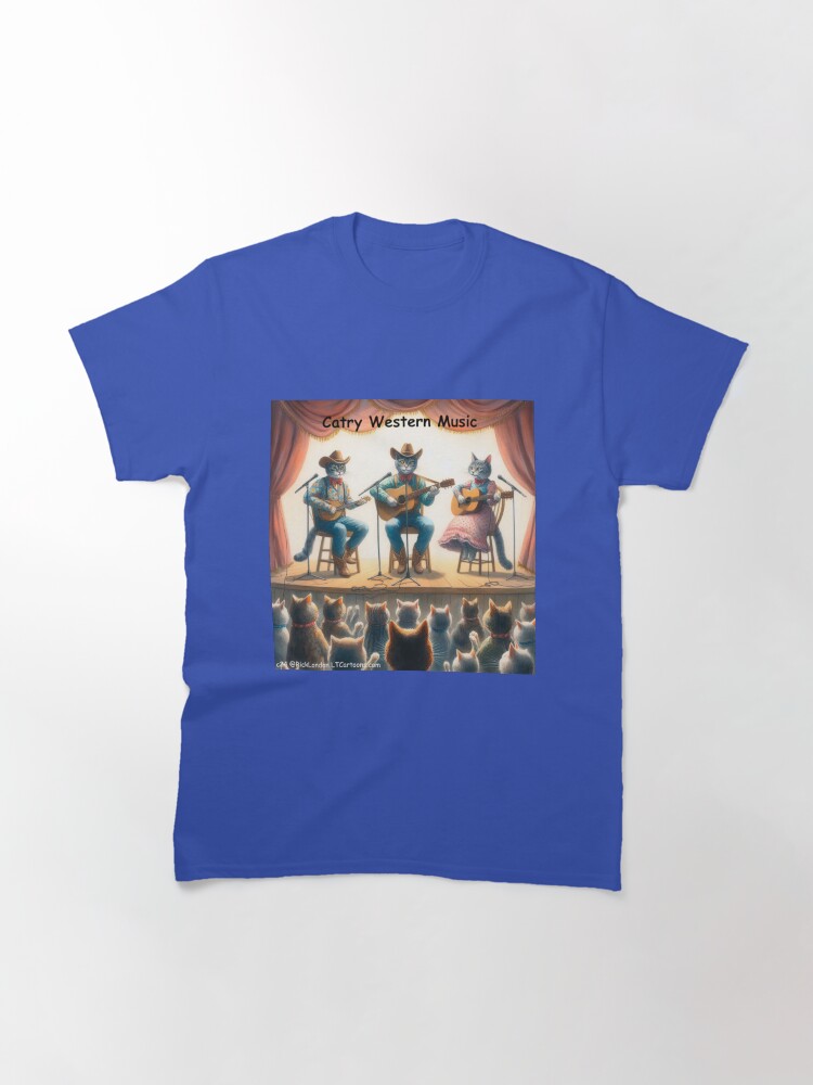 Thumbnail 3 of 7, Classic T-Shirt, Because You're Mine, I Walk Feline Catry Western Music designed and sold by ltcartoons.
