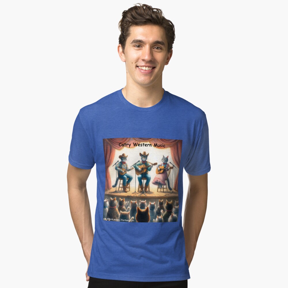 Item preview, Tri-blend T-Shirt designed and sold by ltcartoons.