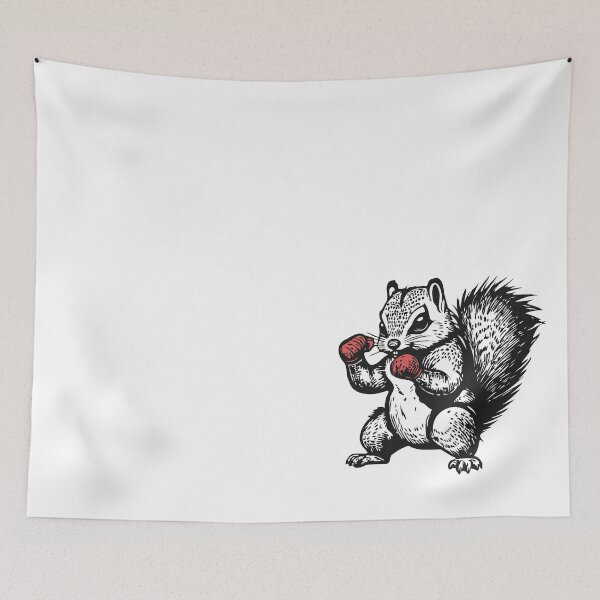 Item preview, Uppercut Fury: Squirrely Boxer designed and sold by ChewBug Designs.