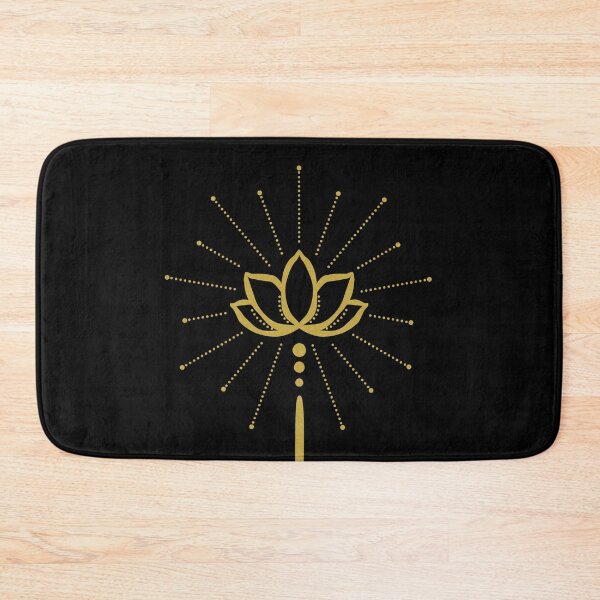 Item preview, Unalome with Plain Background - Coal + Saffron designed and sold by Irene Estelle.