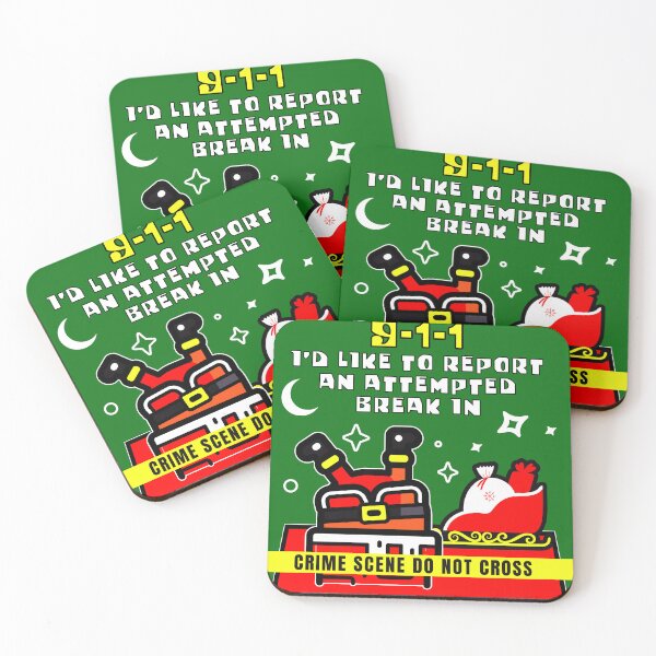 Item preview, CAUGHT A CHRISTMAS CRIMINAL designed and sold by FREEKNSTEIN.