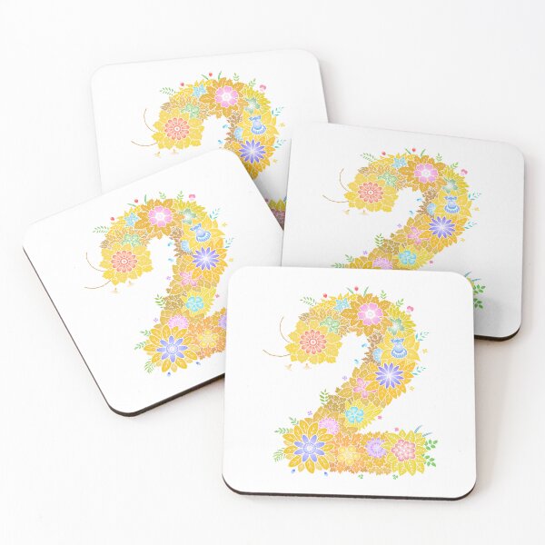 Item preview, Floral Letter "2" WeArePrettierThanFlowers designed and sold by birthflower.