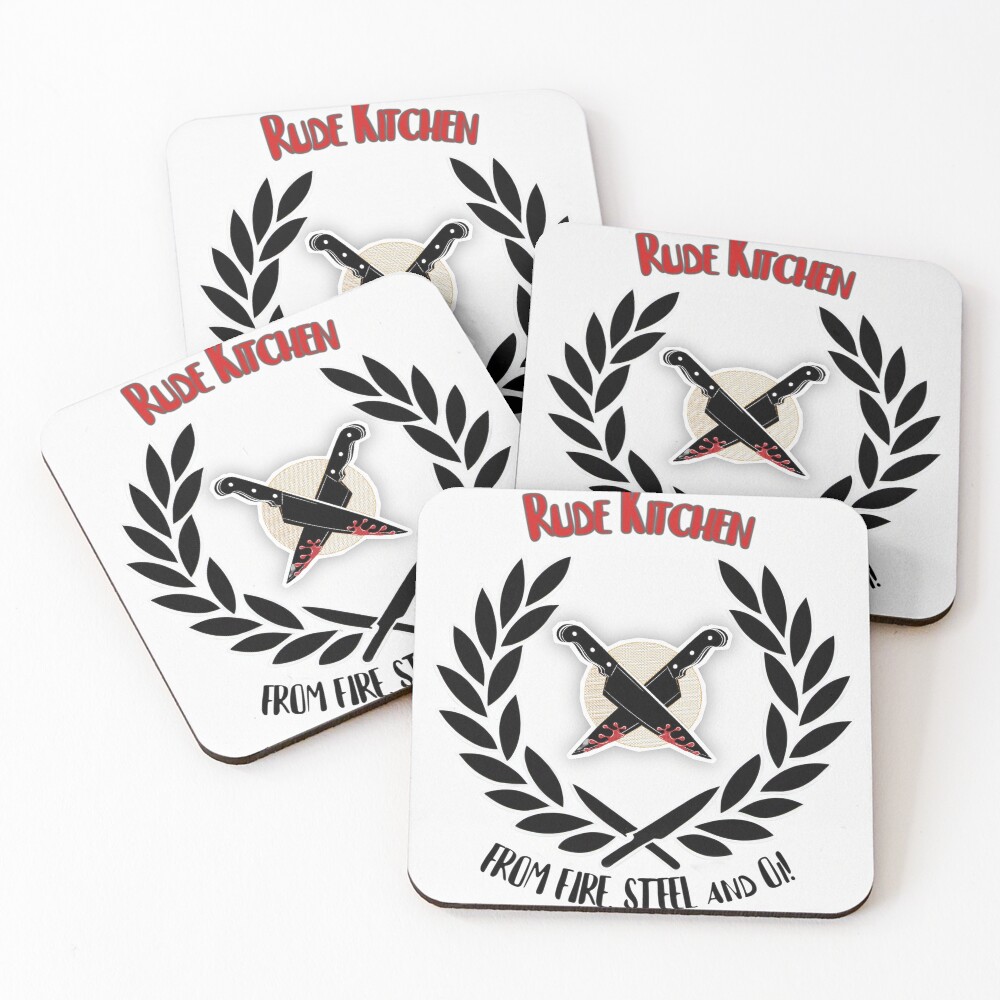 Item preview, Coasters (Set of 4) designed and sold by RudeKitchen.
