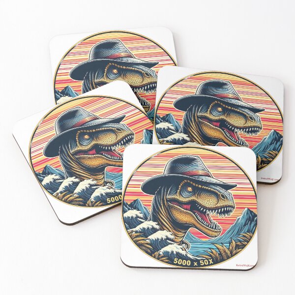 Item preview, Hipster Dinosaur  designed and sold by TattedWolf.