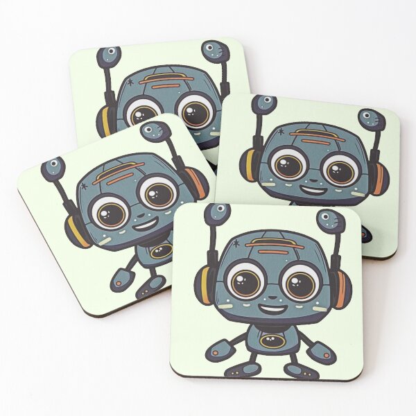 Item preview, Cute Cartoon Robot designed and sold by Vkinsify.