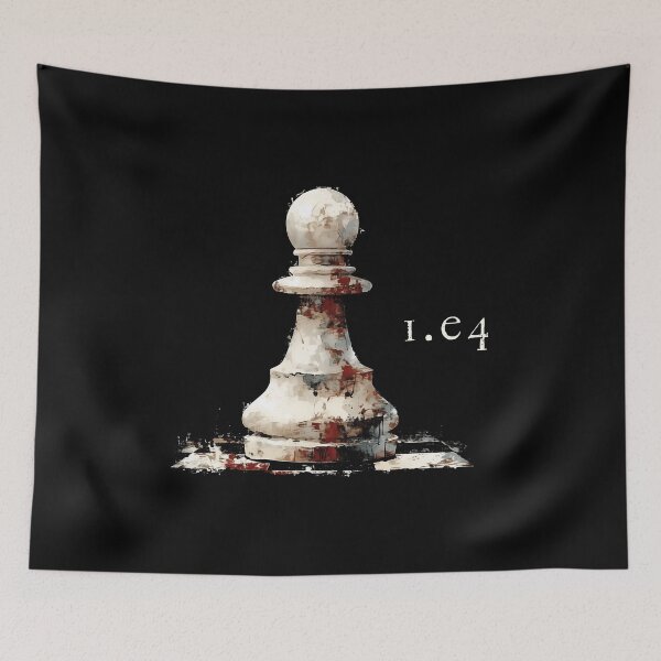 Item preview, E4 Opening Chess Design designed and sold by Mythic Legends Digital.