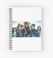 Pirattes of the Caribbean Spiral Notebook
