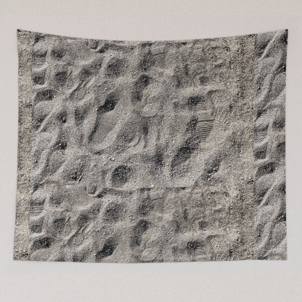 Item preview, Footprints on the moon surface designed and sold by stevepaint.