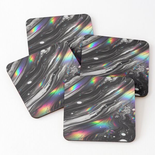 Item preview, Black and White With Rainbow Highlights designed and sold by Tlemus9.