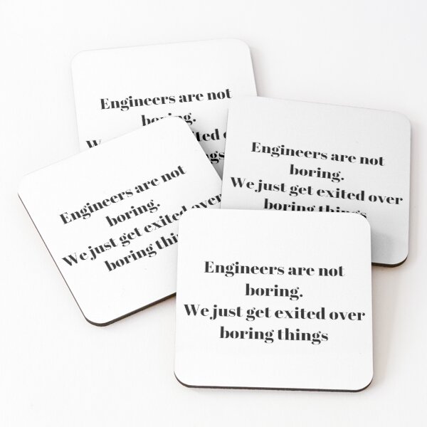 Item preview, Engineers are not boring designed and sold by Adriano1909.