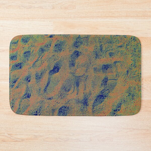 Item preview,  Funky coloured footprints on the moon surface designed and sold by stevepaint.