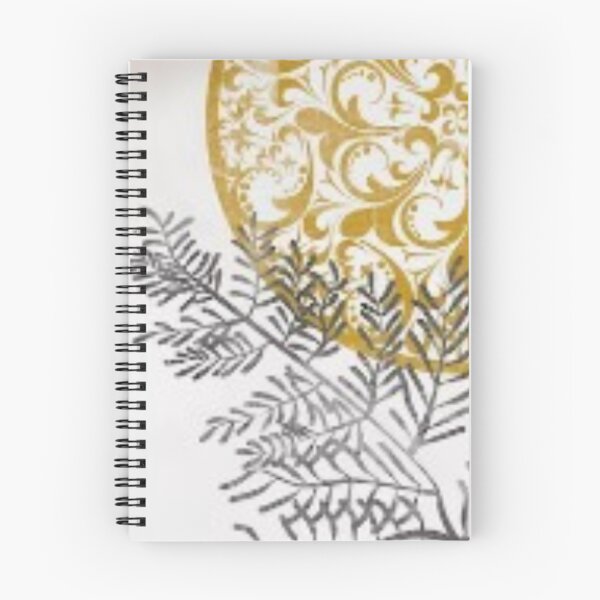 Item preview, Abstract mustard and leaf print designed and sold by Mondays the Label.