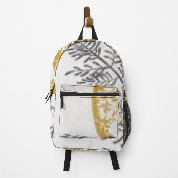Item preview, Abstract mustard and leaf print designed and sold by Mondays the Label.