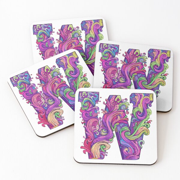 Item preview, The willfully wonderful letter W designed and sold by stickermepink.