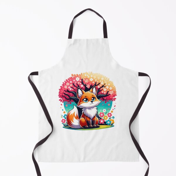 Item preview, Contemplative Fox under Flowering Tree. Adorable and Fun Gifts. designed and sold by LilianPixel.