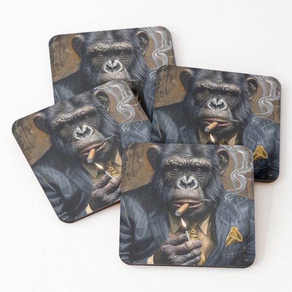 Item preview, Gentleman's Respite: The Sophisticated Smoking Ape designed and sold by Very Peculiar.