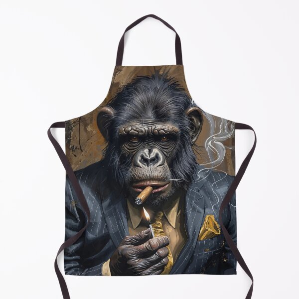 Artikelvorschau, Gentleman's Respite: Der kultivierte rauchende Affe entworfen und verkauft von Very Peculiar.