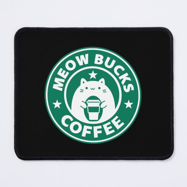 Item preview, meaw bucks coffe Sticker  designed and sold by mando24895.