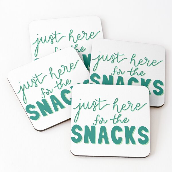 Item preview, Just here for the Snacks Blue Green designed and sold by Whylimecreates.