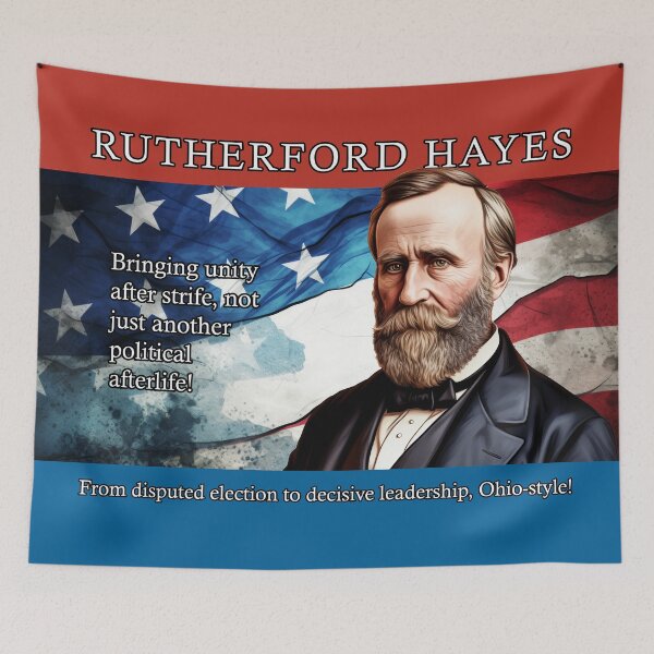 Artikelvorschau, Wahlplakat von Rutherford Hayes entworfen und verkauft von Static-Panda.