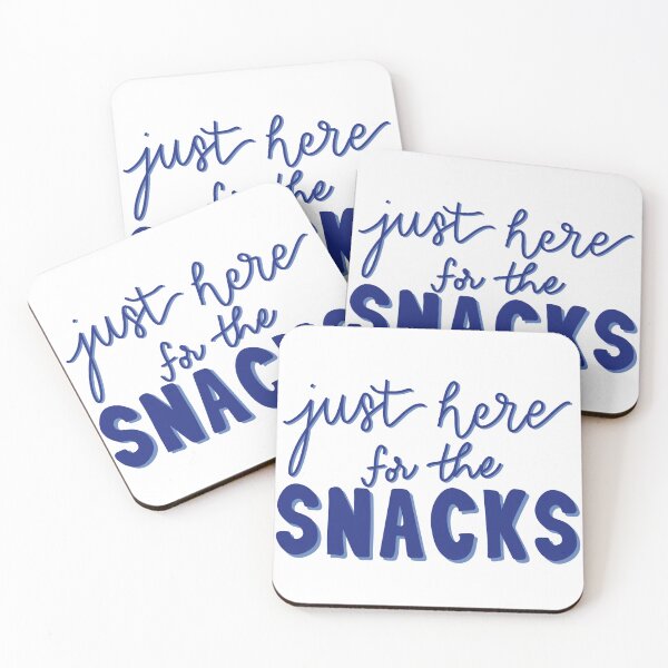 Item preview, Just here for the Snacks Blue designed and sold by Whylimecreates.