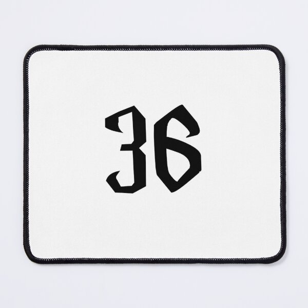 Item preview, 36, thirty six, black, Harry P designed and sold by Numbers-Art.