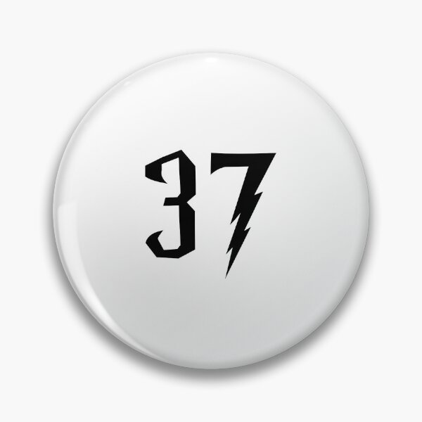 Item preview, 37, thirty seven, black, Harry P designed and sold by Numbers-Art.