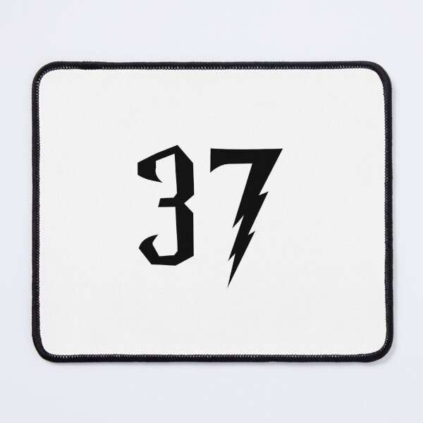 Item preview, 37, thirty seven, black, Harry P designed and sold by Numbers-Art.