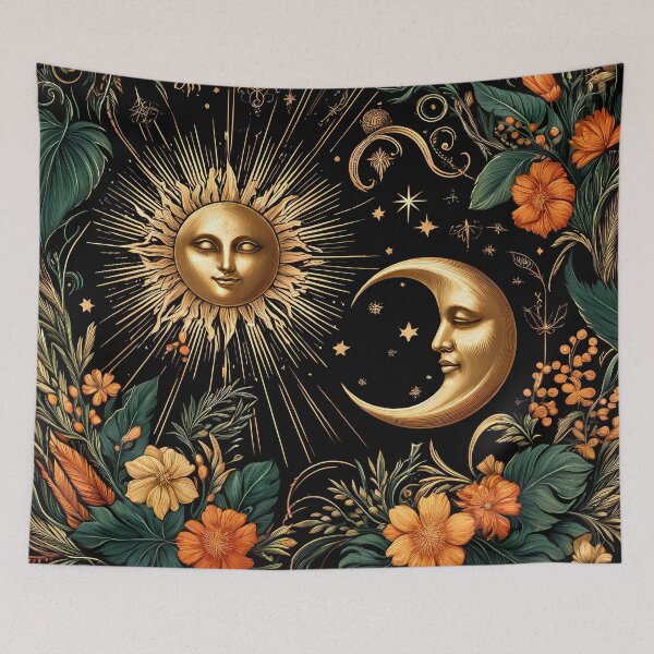 Item preview, Sun & Moon Blossom designed and sold by JuniperFinch.