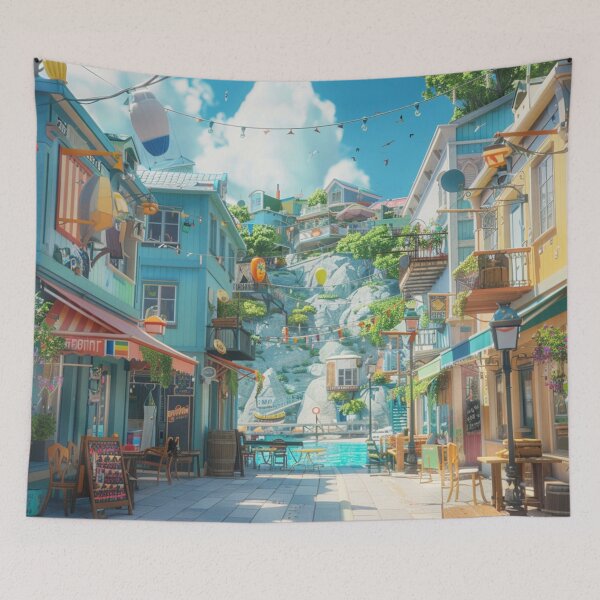 Item preview, Seabreeze Square designed and sold by kingaiart.