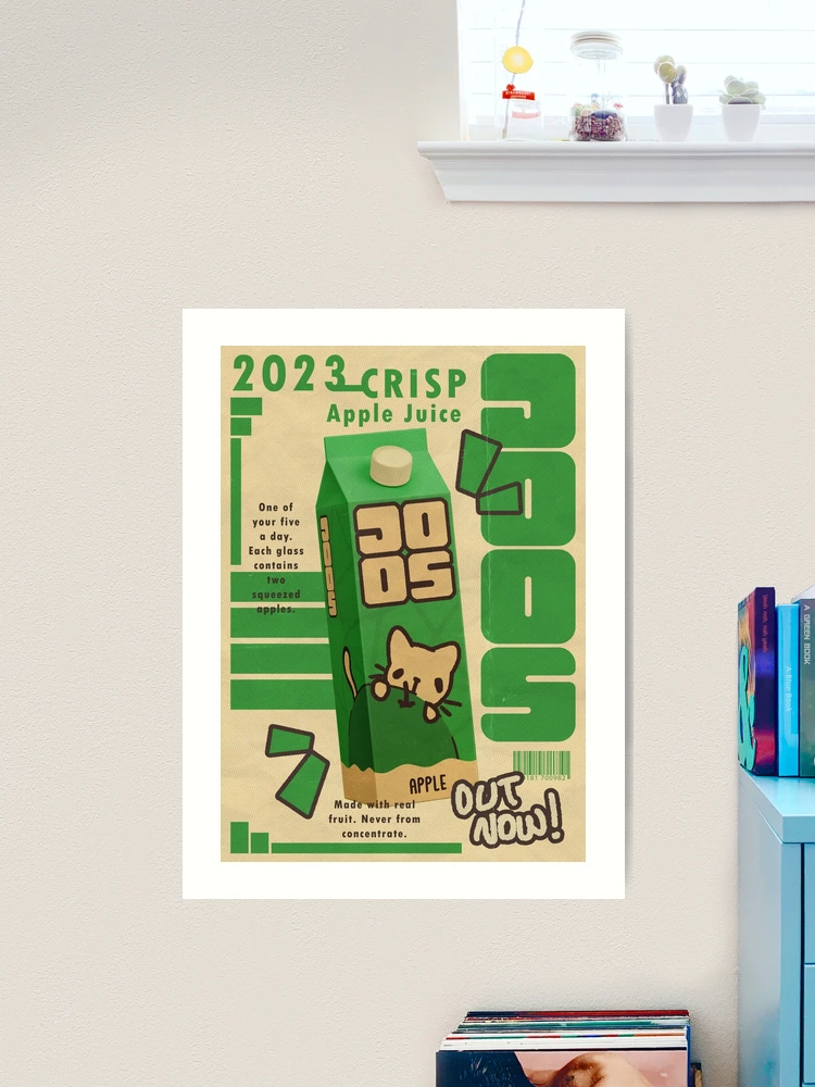 JOOS - Retro Apple Juice Poster