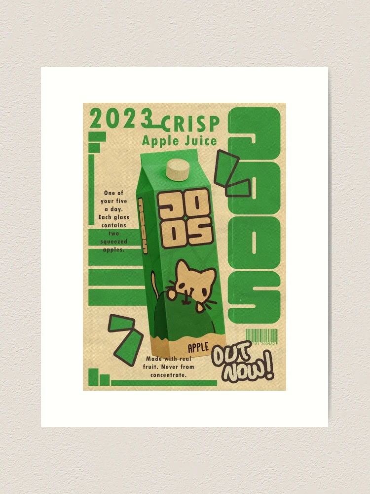 JOOS - Retro Apple Juice Poster