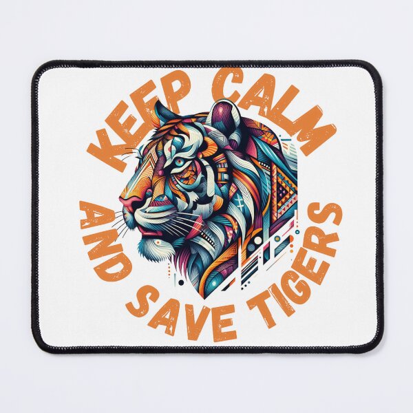 Item preview, Keep calm and save tigers designed and sold by DShirtRepublic.
