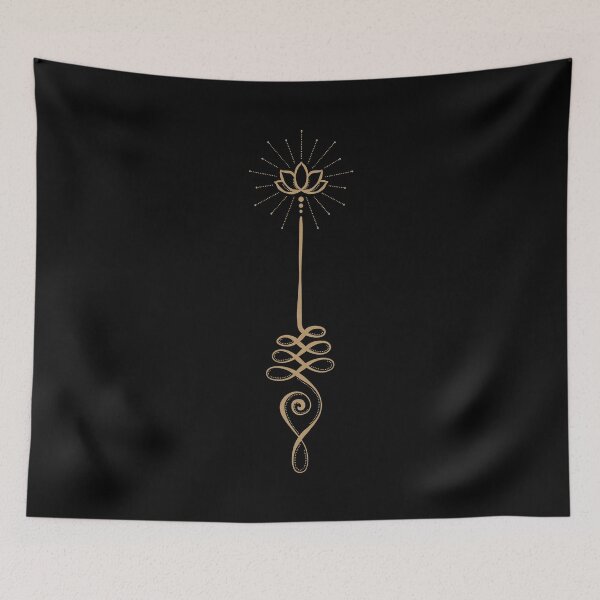 Item preview, Unalome with Plain Background - Coal + Fawn designed and sold by Irene Estelle.
