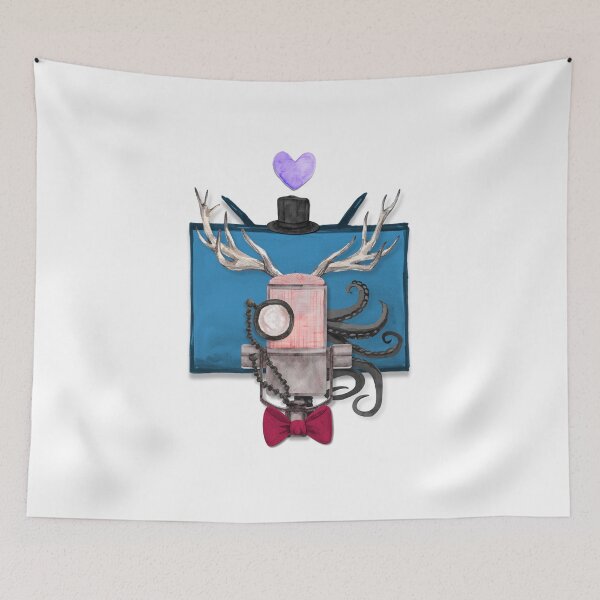Item preview, Simple Classy Modern RadioStatic Vox and Alastor  designed and sold by SpiralBalloon.